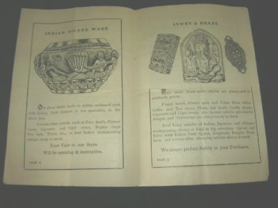 Pohoomull Brothers silverware and ivory catalogue